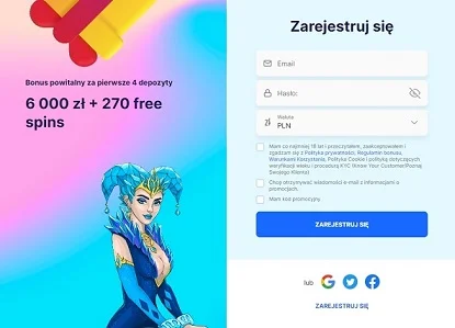 Rejestracja w kasynie Ice